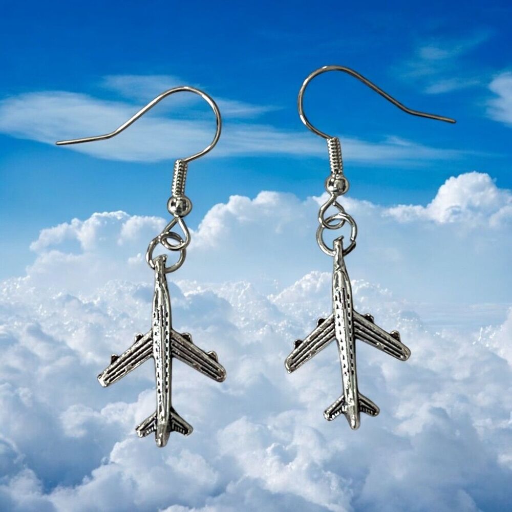 Airliner Airplane Earrings - Perfect Gift for Travelers & Airline Professionals
